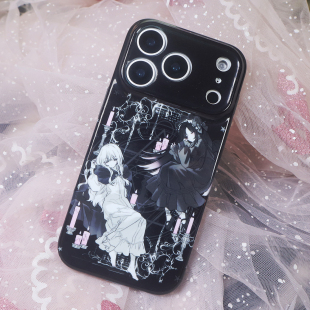 失乐园•日系二次天使少女心适用苹果17pro手机壳iPhone16pro亚文化15plus卡通14原宿风13mini软妹全包边防摔