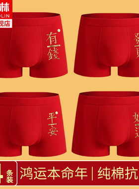 俞兆林男士内裤纯棉抗菌高弹无痕