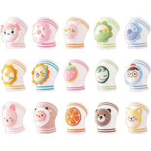 儿童防摔护膝夏季薄款婴儿爬行膝盖保护套神器小孩男宝宝学步护具