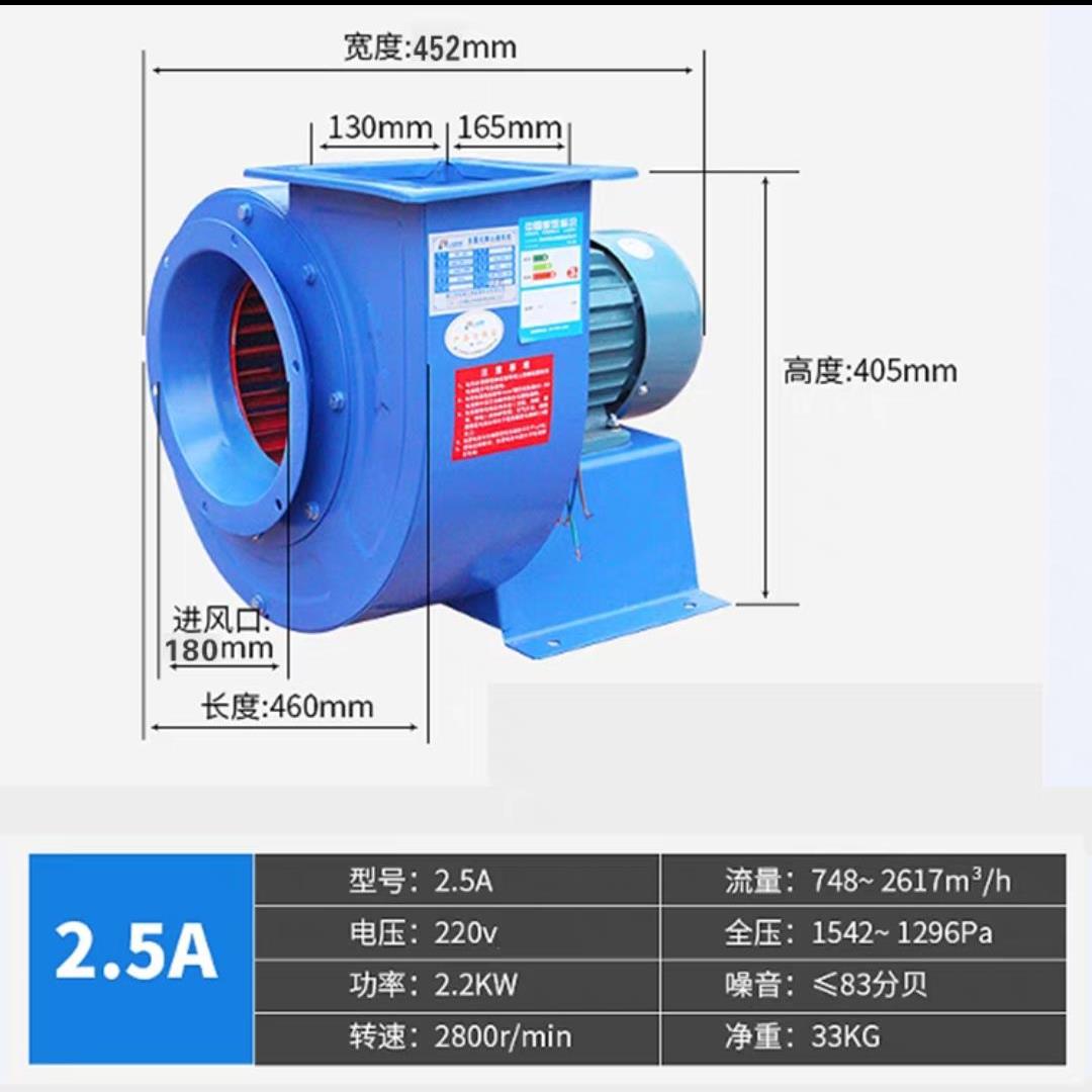 新款风机CF离心通风机厨房工业风机原厂优质特惠正品包邮