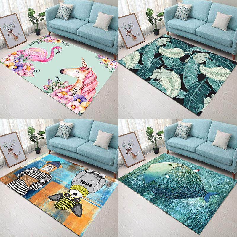 网红家用夏季客厅地毯卧室房间床边少女ins风长方形地垫地铺垫,居家布艺,地毯,淘宝优惠券,粉丝福利购,淘宝优惠卷