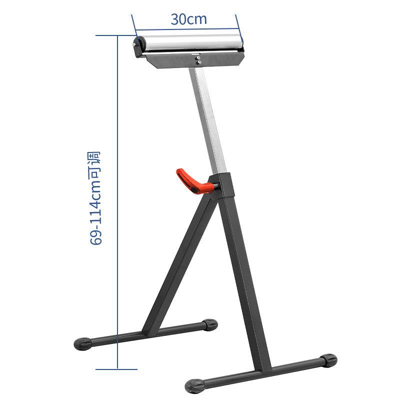 洛克士滚筒支架单人开大板支撑用推台锯木工锯切割机斜切锯压刨用