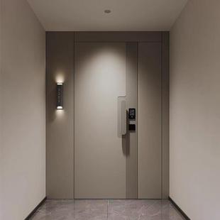 入户门防盗门一门一景定制简约铸铝门子母门进户门别墅大门双门