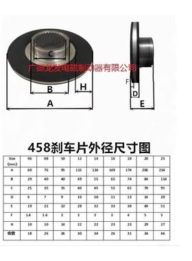 BFK458-06N-08-10-12-14-18-20-25-30刹车片制动器耐磨电机刹车片