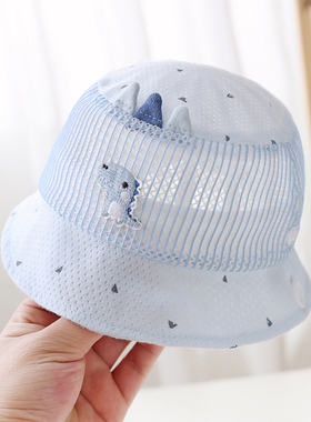 netx Road婴儿帽子新生儿遮阳帽春夏秋薄款宝宝渔夫帽防晒太阳帽