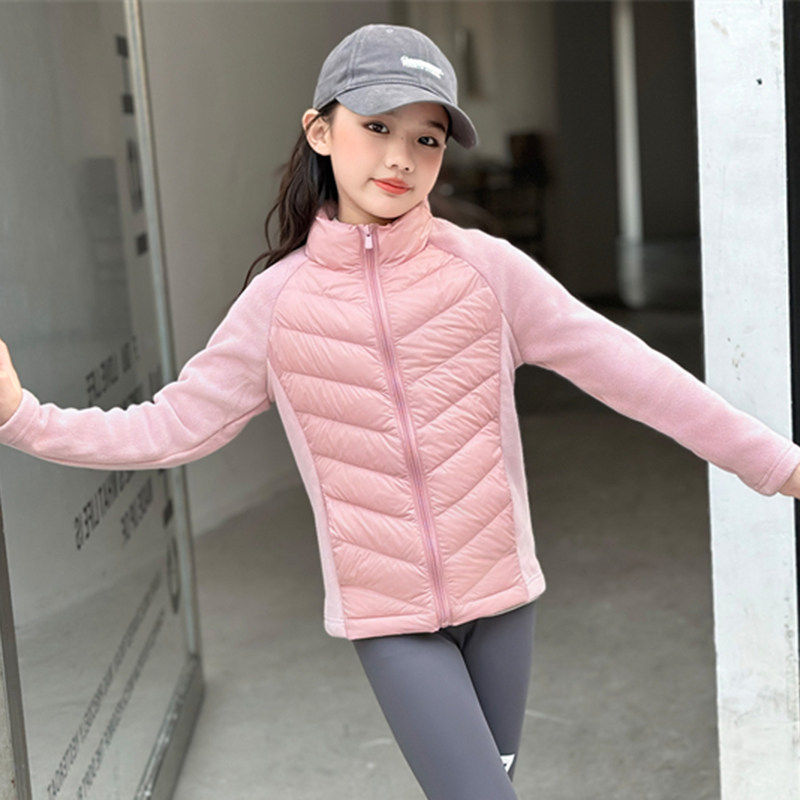 英国Mina Huge女童学生保暖内胆2024新款儿童内搭羽绒服校服神器