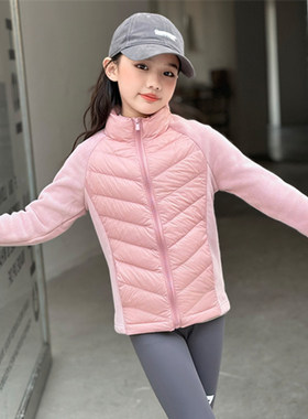 英国Mina Huge女童学生保暖内胆2024新款儿童内搭羽绒服校服神器