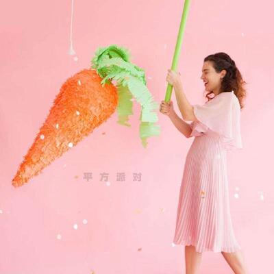 pinata皮纳塔生日派对敲打玩具儿童砸糖游戏聚会用品彩驴小马