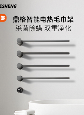 Dingesheng智能电加热毛巾架预埋式暗装卫生间家用极简浴巾烘干架