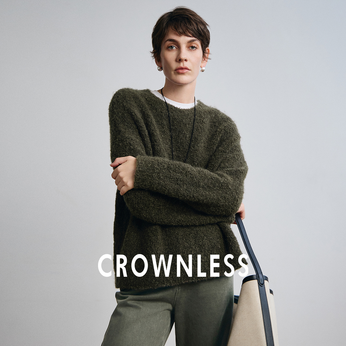 新款高级羊毛秋冬女慵懒毛衣