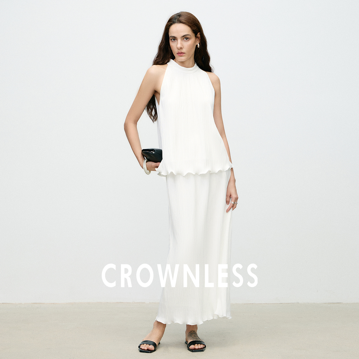 2025夏新韩国凉感纤维半身裙