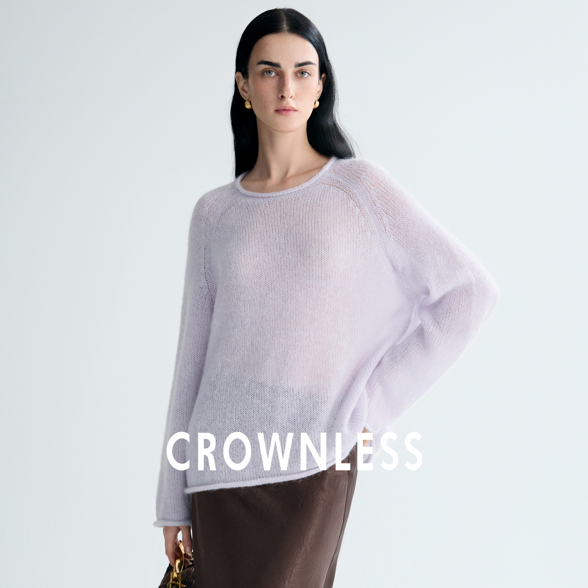 慵懒风宽松针织衫女上衣