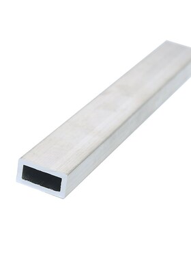 新铝合金方管20*10*2mm铝z合金型材矩形管空心管铝本色铝扁管铝扁