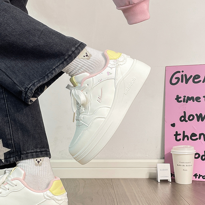 回力厚底小白鞋女2025新款