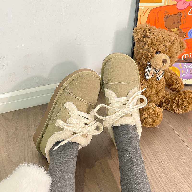 回力厚底雪地靴女2025新款冬季