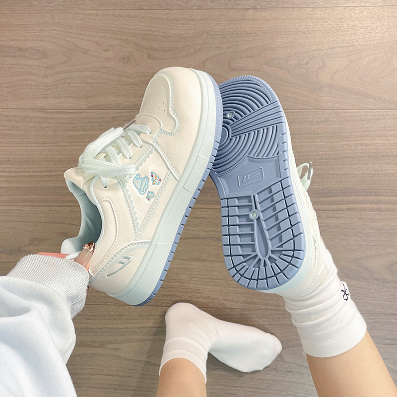 回力韩系板鞋2025新款厚底小白鞋