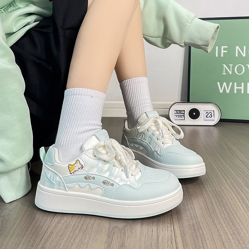 回力薄荷绿板鞋女2025新款软底轻便小众可爱原创百搭学生小白鞋子