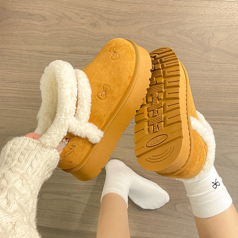 回力冬季加绒加厚雪地靴