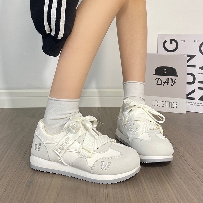 回力厚底魔术贴德训鞋女2025新款