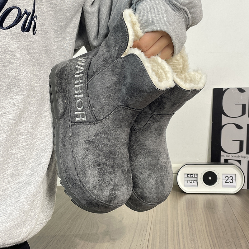 回力雪地靴皮毛一体东北棉鞋