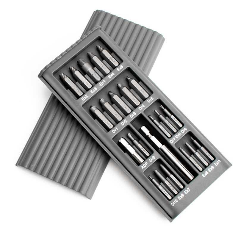 反牙反丝S2钢工具套装破损螺钉取出器  22pcs断头螺丝取出器