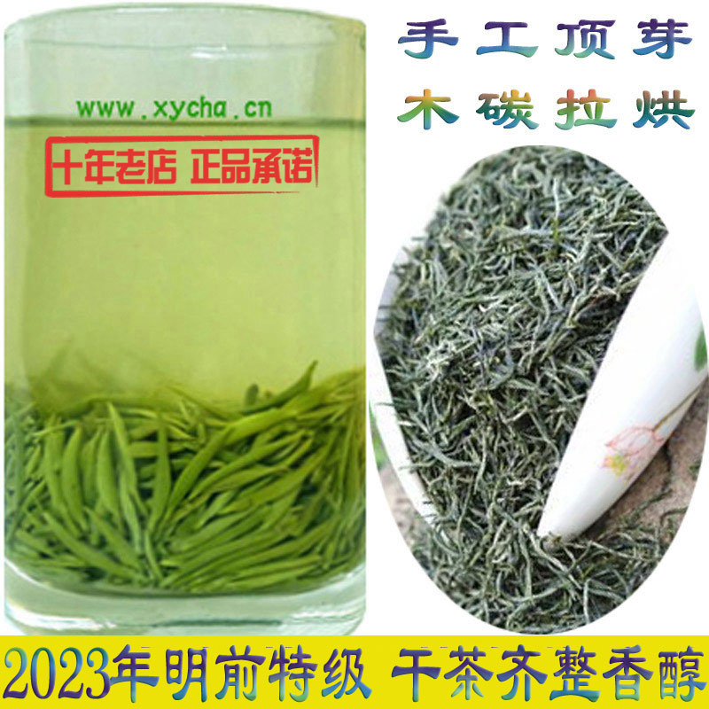 河南信阳毛尖2024新茶明前特级纯嫩芽250g珍品500g散装正宗绿茶叶
