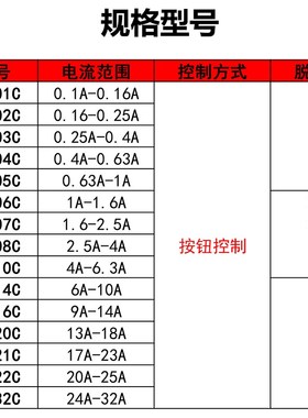 GV2-ME马达保护器 电机断路器 GV2-ME16C9-14A马达保护器电器元件