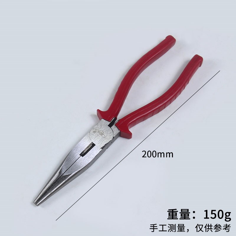 包邮 老牌子杭州尖嘴钳 尖咀钳 钢丝钳尖口钳尖头钳小钳子6寸/8寸