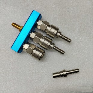 气体快速接头3防锈自锁快插6氧气分流排氧气排2氧气管接头4通分仓