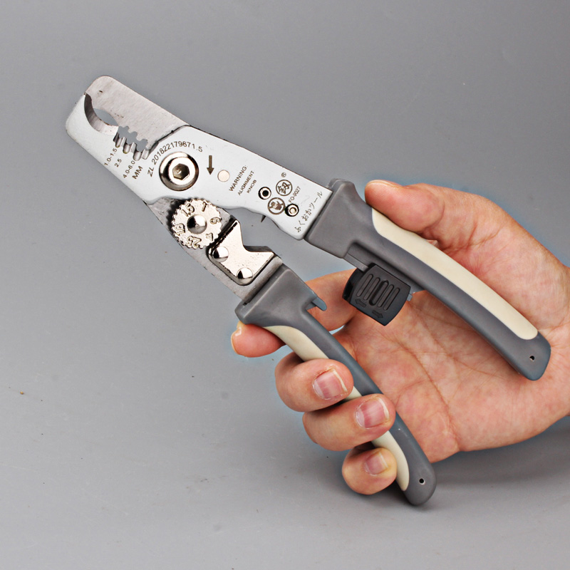 电缆剪多功能剥线钳8寸电线福冈钳子电工电揽断线缆线钳剪刀