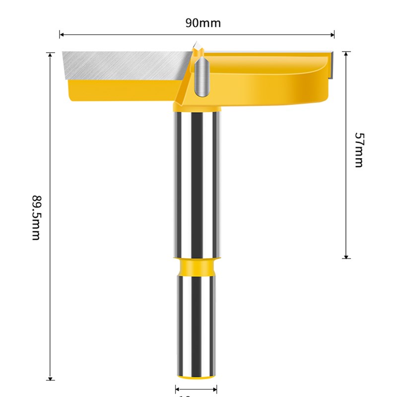 级木工开孔器铰链合页打孔器15-100mm实木塑料木板打孔钻头