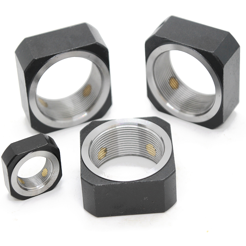 RN国产精密方形径向锁紧螺母加铜滚珠丝杆方型螺帽螺栓锁定M10 20