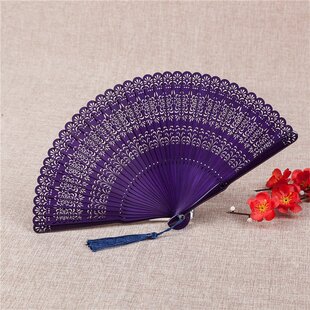 复古雕刻全竹扇雅香女扇镂空雕花中国风扇子女式 欧版 迷你小扇折扇
