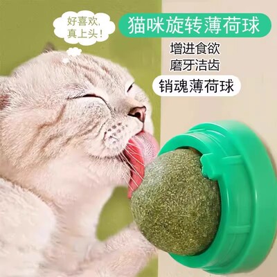 猫薄荷球猫玩具磨牙洁齿耐咬解闷神器猫咪小猫自嗨兴奋舔舔乐用品