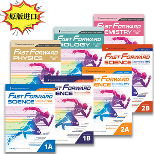 新版 新加坡科学 物理化学生物 初中练习册教辅 英文原版 Science  Biology Chemistry Physics Fast Forward