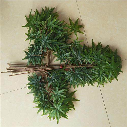 厂家直销仿真植物PE仿真枫叶加工适用多场地易搭配