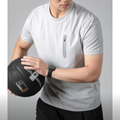 冰丝速干短袖 上衣 健身运动跑步吸湿排汗凉感半袖 男夏季 薄2025新款