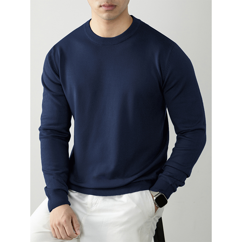 自发热可机洗长袖毛衣保暖针织衫