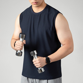 冰丝速干网眼背心男士 宽肩凉感排汗坎肩 无袖 运动健身夏季 2026新款