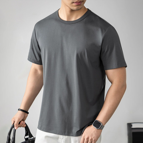 【冰丝速干】60支莫代尔棉短袖男