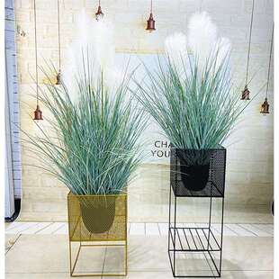 厂家直销仿真芦苇狗尾巴把束田园风家居橱窗装饰仿真狗尾草绿植物