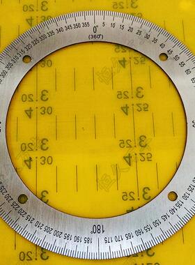刻度盘圆圈测量角度器度量手轮固定盘130x92x1 A034厂家量具直销