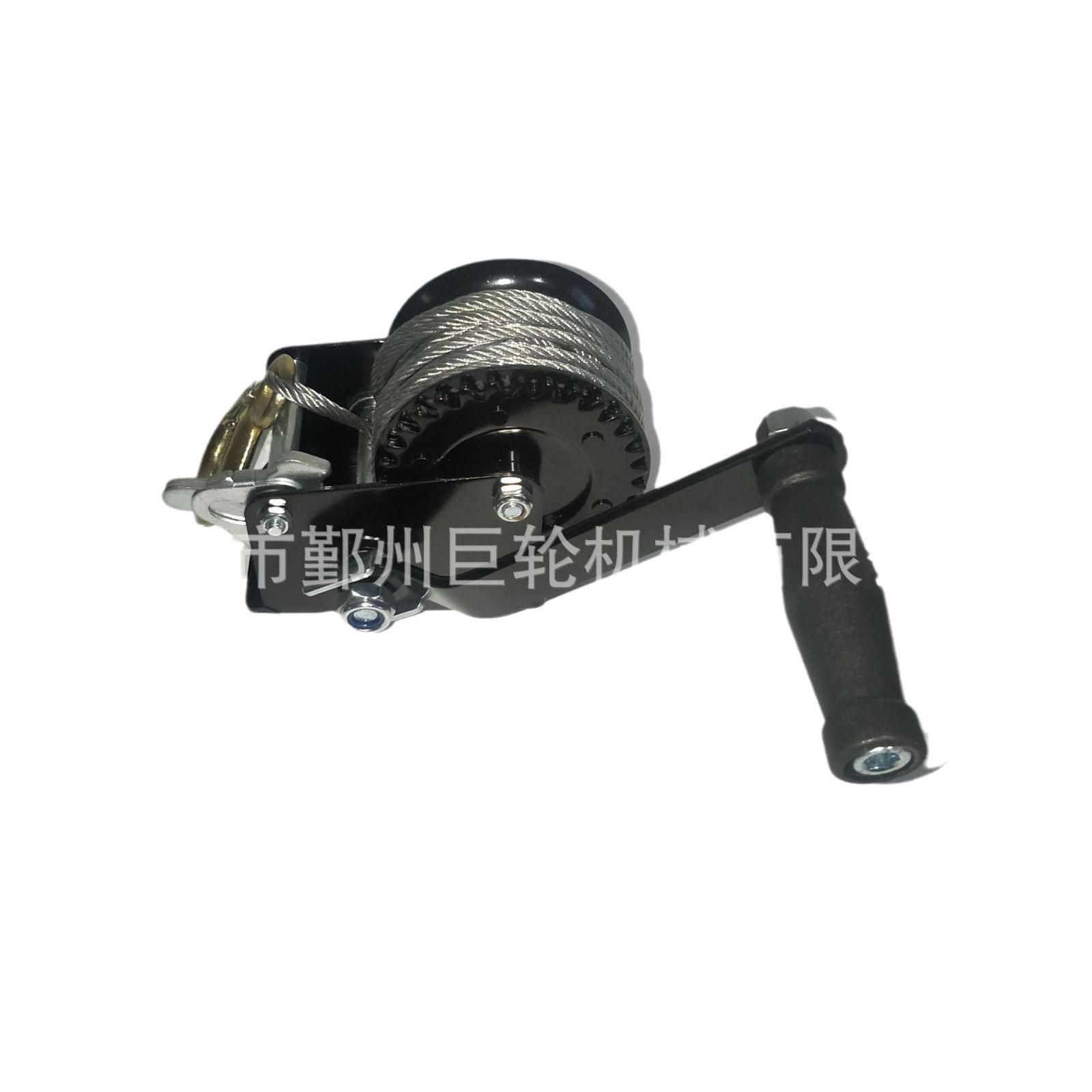 手动绞盘1200LBS-1600LBS绞盘带钢丝绳织带多规格厂家销售