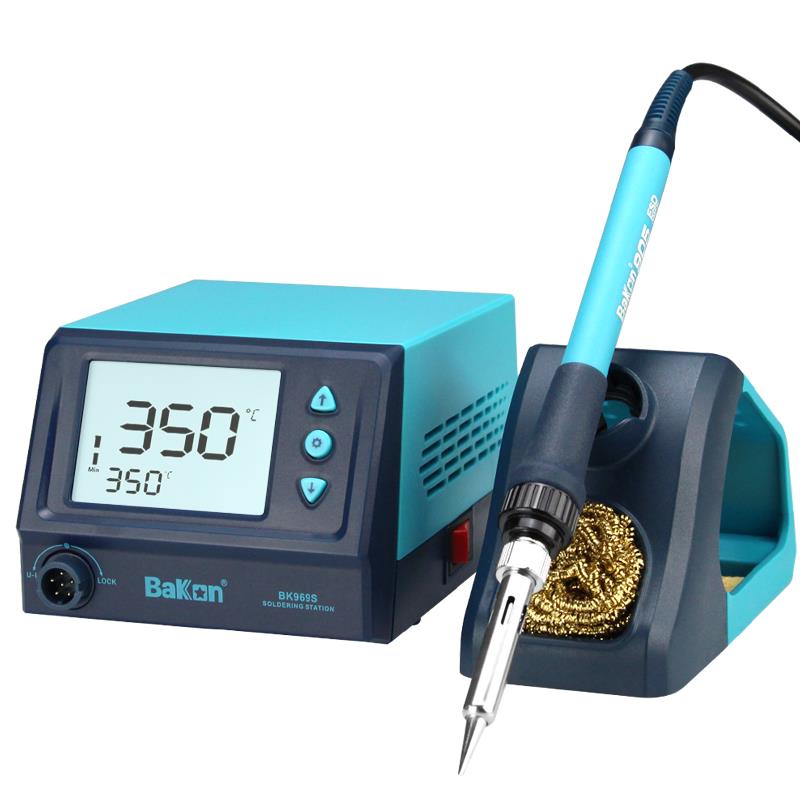 白光工业级恒温焊台969D可调温电烙铁维修焊接工具家用套装电洛铁