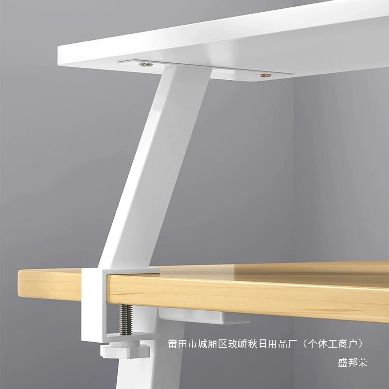 工厂直销置物林祥桌面收纳悬浮显示器屏幕桌面搁板双屏台式电脑增