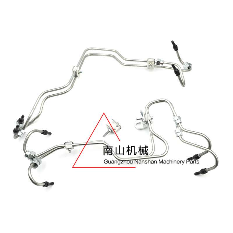 现代R130高压油管 康明斯4BT3.9发动机柴油泵油管夹子 挖掘机配件