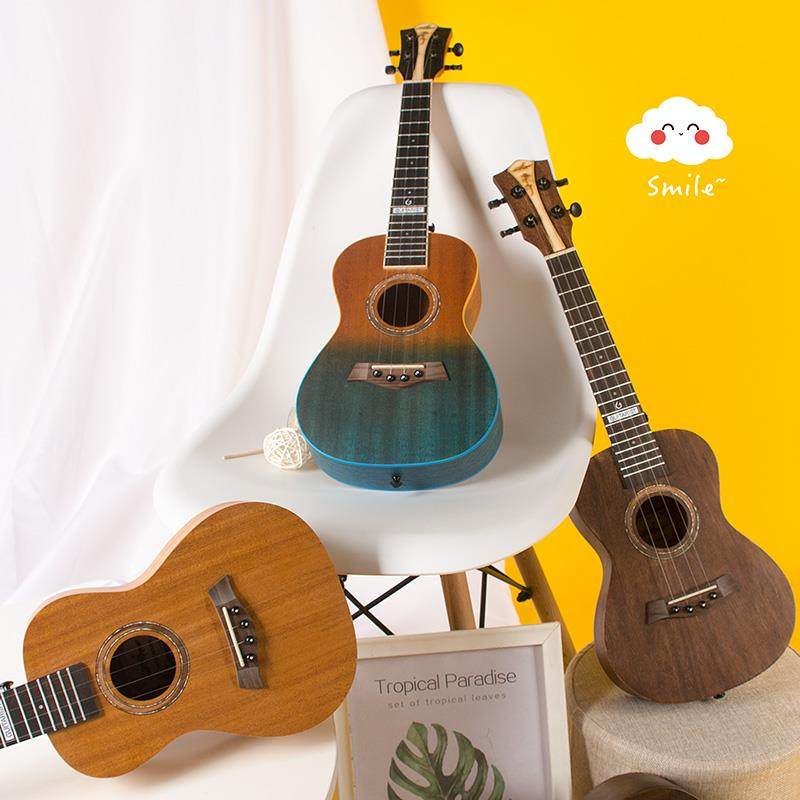 儿童乌克丽丽26寸尤克里里女单板男初学者uita生款G小吉他23rist