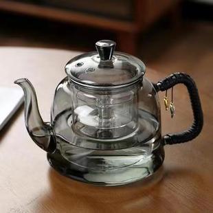 玻璃茶壶电陶炉煮茶器全玻璃蒸汽煮茶壶家用烧水壶养生壶茶具套装