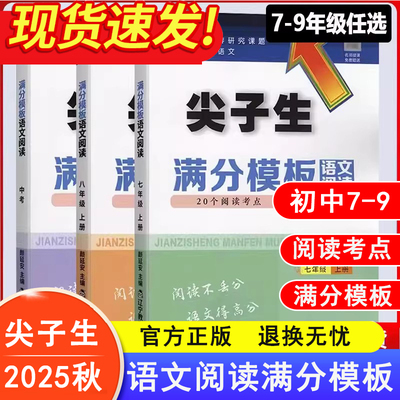 25尖子生初中语文阅读满分模板