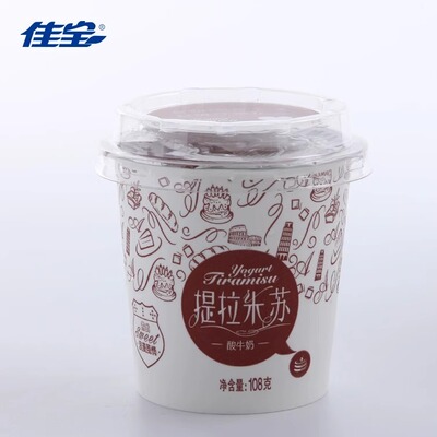 佳宝酸奶提拉米苏丝滑甜品式酸奶